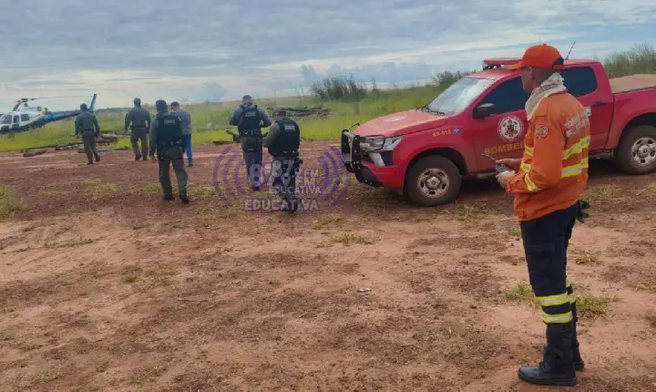 Buscas ganham reforço aéreo e cães farejadores em Paranatinga: homem segue desaparecido há 5 dias