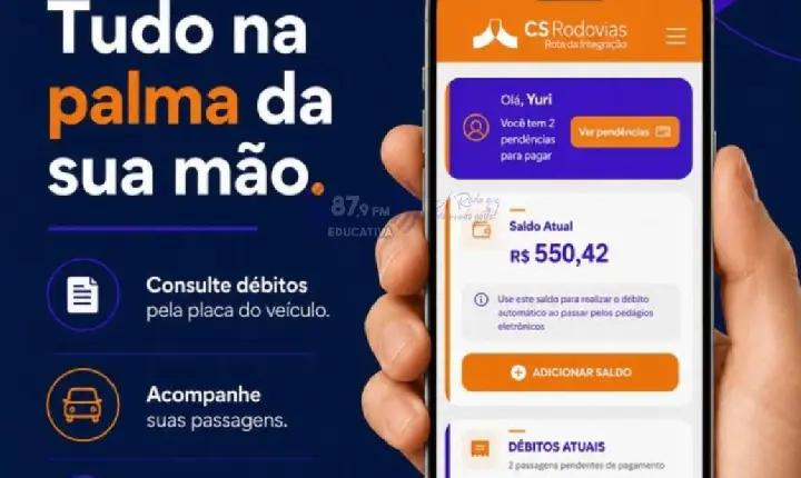 CS Rodovias lança aplicativo para atendimento a usuários de rodovia