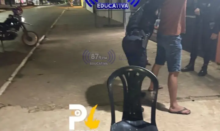 Homem é preso pela PM após agredir companheira e esfaquear motorista que tentou ajudar em Paranatinga