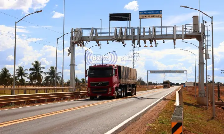 Início da operação do Pedágio Eletrônico - Free Flow na MT-130, entre Primavera do Leste e Paranatinga