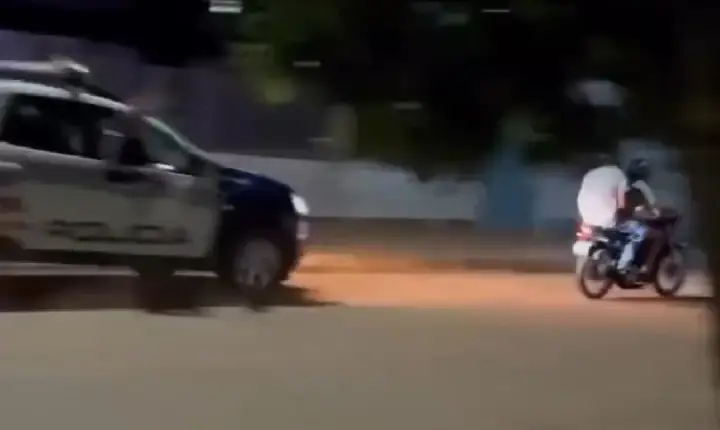 Motociclista foge da PM, cai durante perseguição e passageiro é detido em Paranatinga