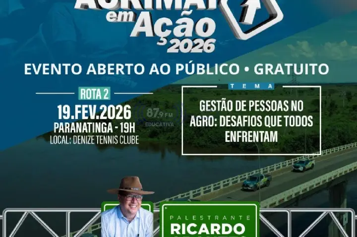 Paranatinga entra na rota do Acrimat em Ação com palestra voltada à gestão e liderança no campo