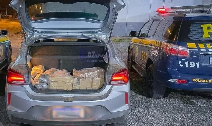PRF apreende mais de 160 kg de drogas que estava à caminho de Paranatinga
