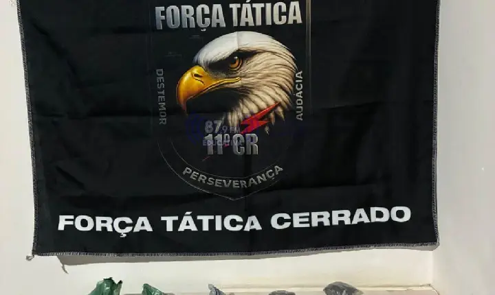 Suspeito é preso por tráfico de drogas no bairro Vila Nova em Paranatinga