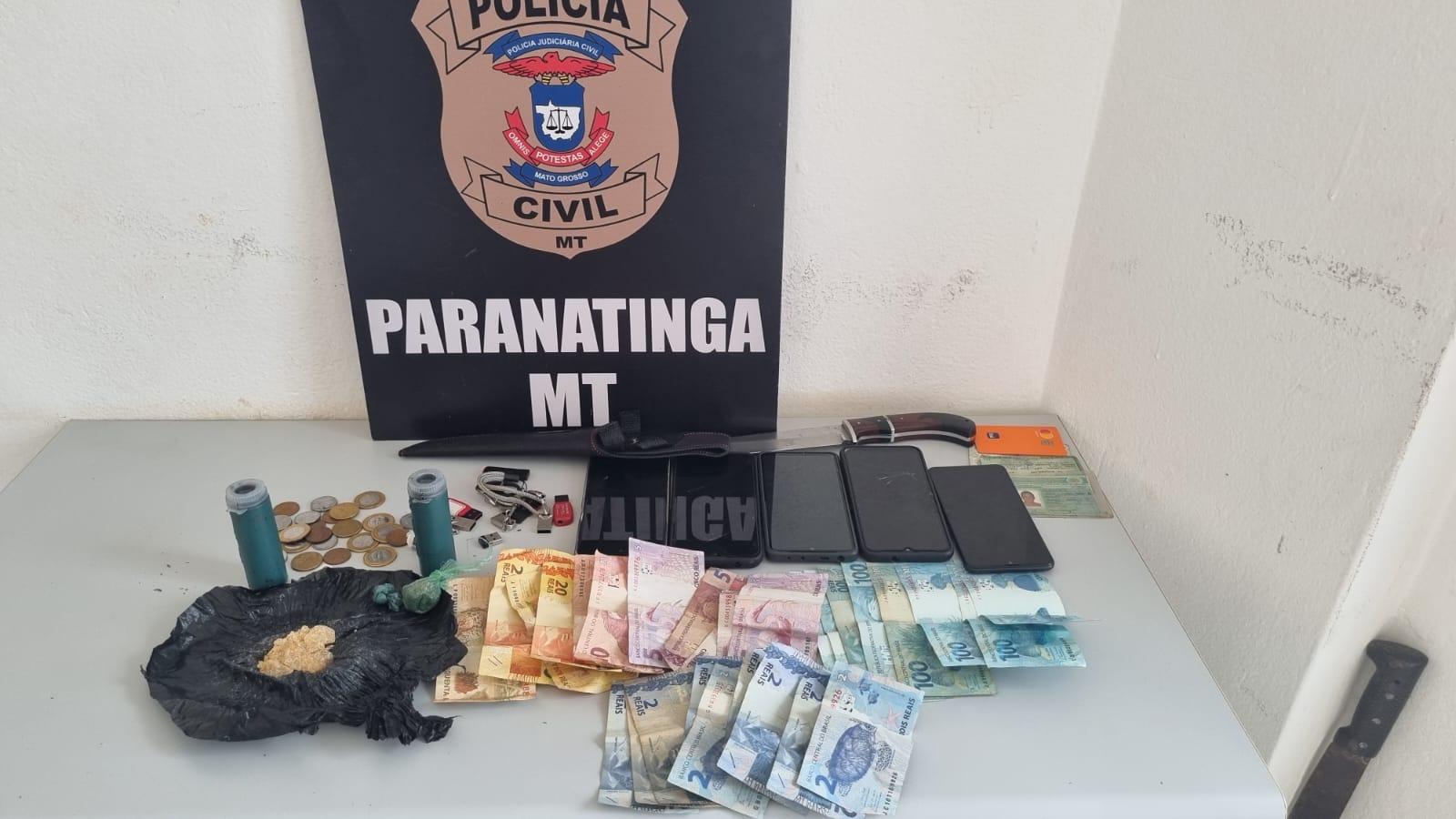 Boca de Fumo Fechada: Polícia Civil de Paranatinga Prende Dois Traficantes no bairro Jardim Primavera