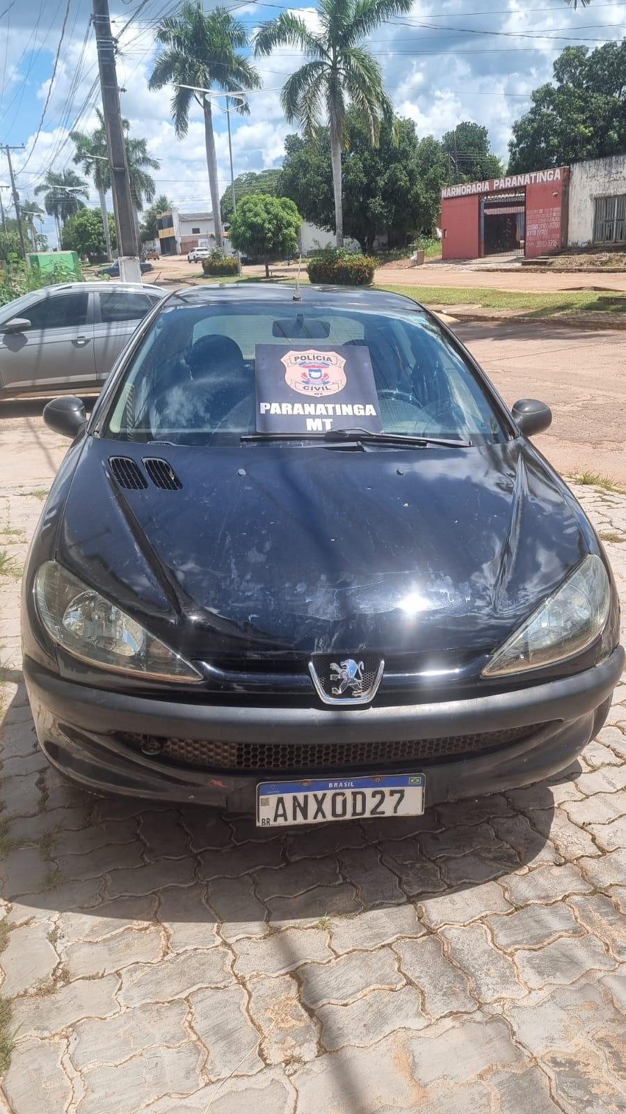 Polícia Civil de Paranatinga recupera veículo furtado em Primavera do Leste
