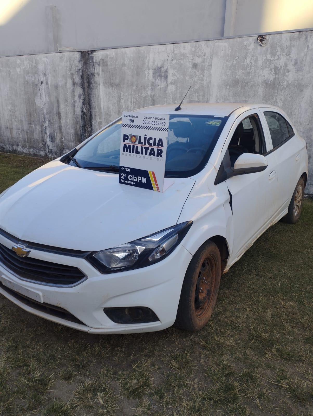 Indígena é apreendido com carro furtado em Paranatinga