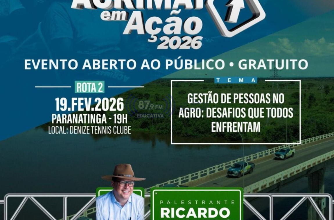 Paranatinga entra na rota do Acrimat em Ação com palestra voltada à gestão e liderança no campo