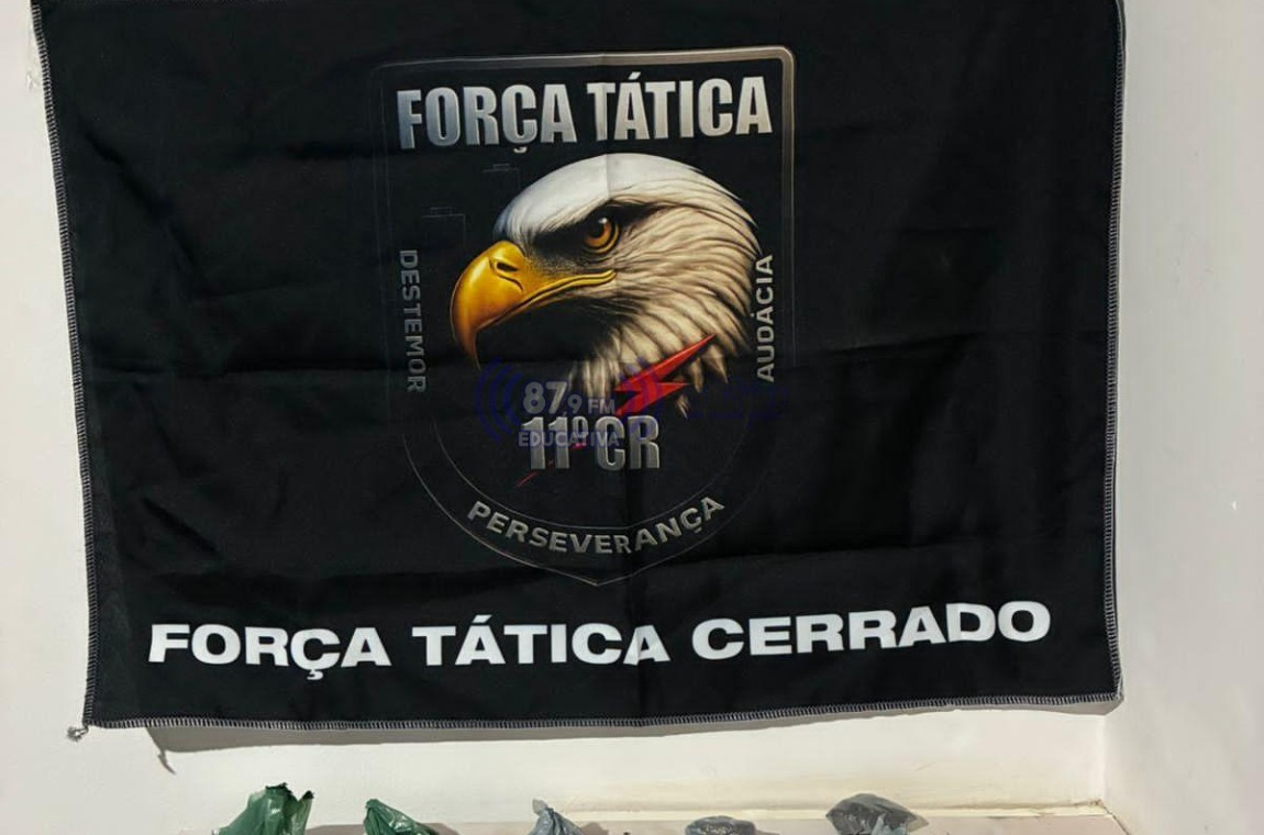 Suspeito é preso por tráfico de drogas no bairro Vila Nova em Paranatinga