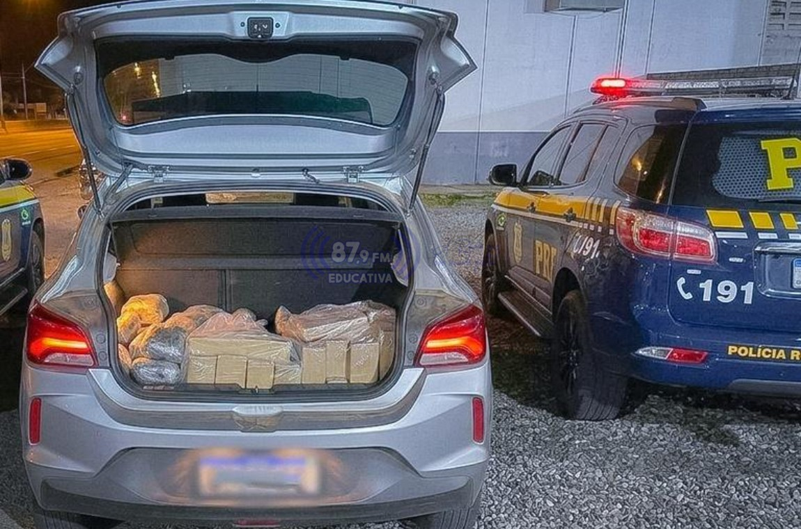 PRF apreende mais de 160 kg de drogas que estava à caminho de Paranatinga