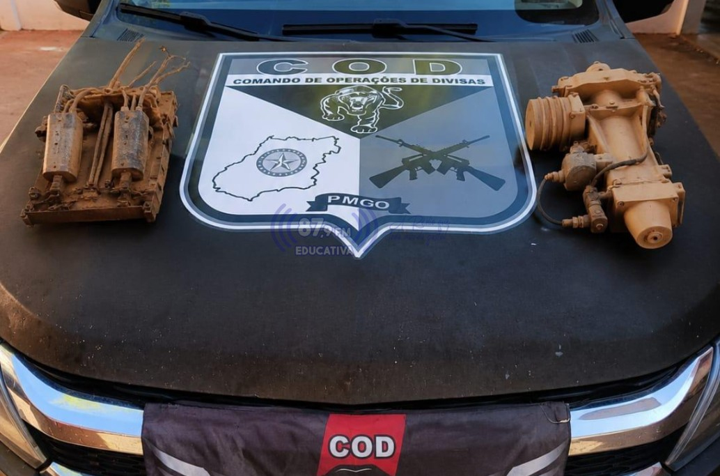 Operação policial integrada recupera módulos furtados em Paranatinga e prende suspeito em Goiás