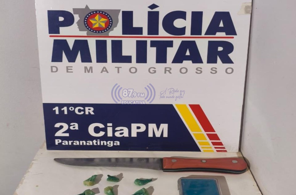 Jovem é baleado após atacar policiais com faca durante ação contra o tráfico em Paranatinga